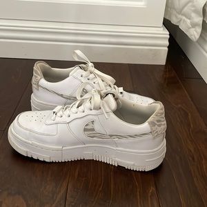 Nike Zebra Print Air Forces